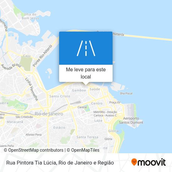 Rua Pintora Tia Lúcia mapa