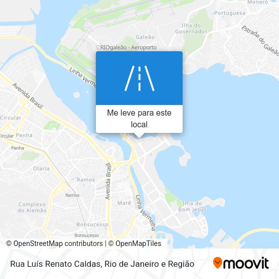 Rua Luís Renato Caldas mapa