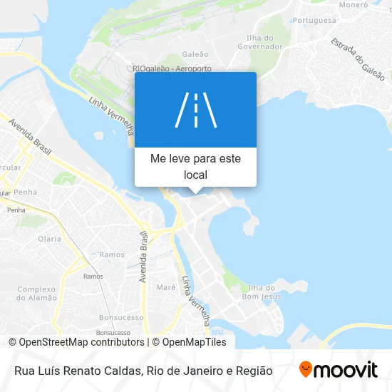 Rua Luís Renato Caldas mapa