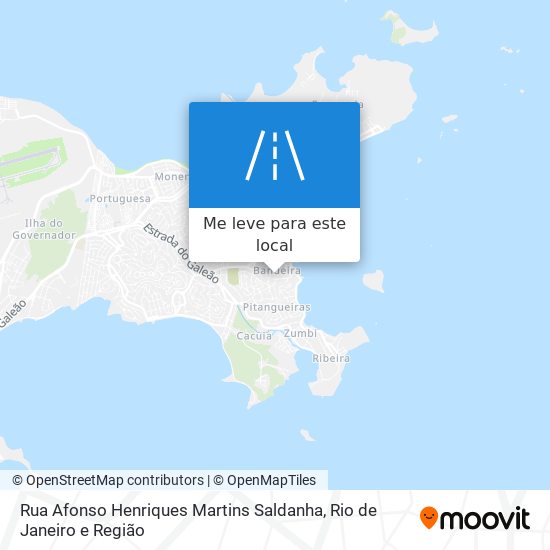 Rua Afonso Henriques Martins Saldanha mapa