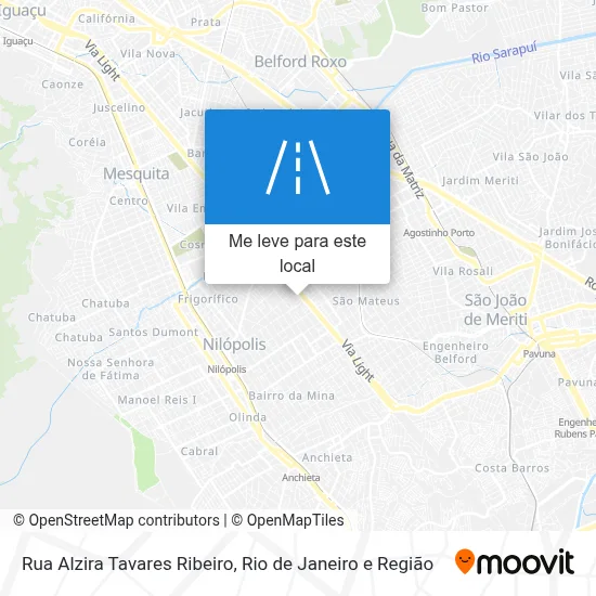 Rua Alzira Tavares Ribeiro mapa