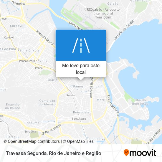 Travessa Segunda mapa