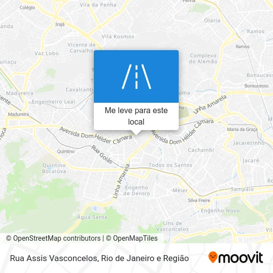 Rua Assis Vasconcelos mapa