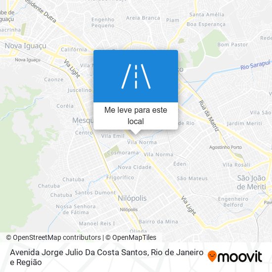 Avenida Jorge Julio Da Costa Santos mapa