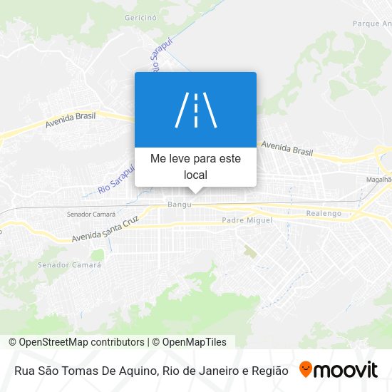 Rua São Tomas De Aquino mapa