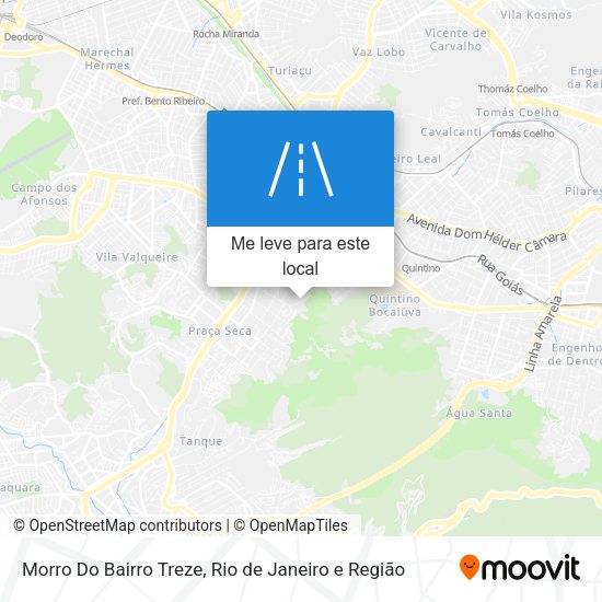 Morro Do Bairro Treze mapa