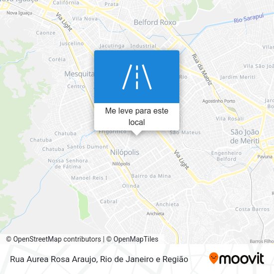 Rua Aurea Rosa Araujo mapa