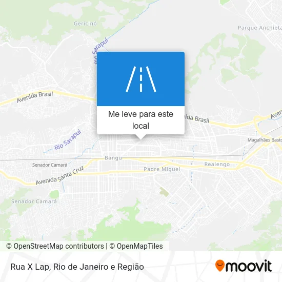 Rua X Lap mapa