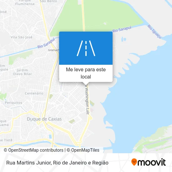 Rua Martins Junior mapa