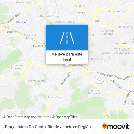 Praça Inácio Do Canto mapa