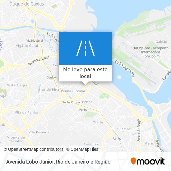 Avenida Lôbo Júnior mapa