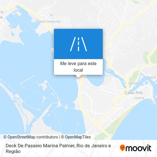 Deck De Passeio Marina Palmer mapa