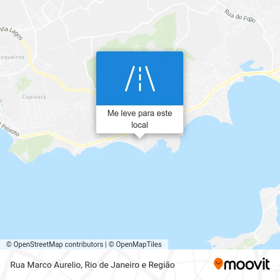 Rua Marco Aurelio mapa