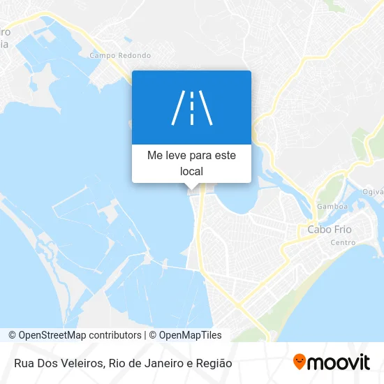 Rua Dos Veleiros mapa