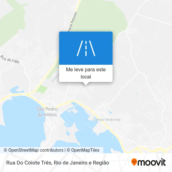 Rua Do Coiote Três mapa