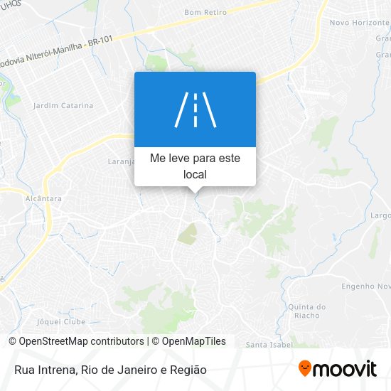Rua Intrena mapa