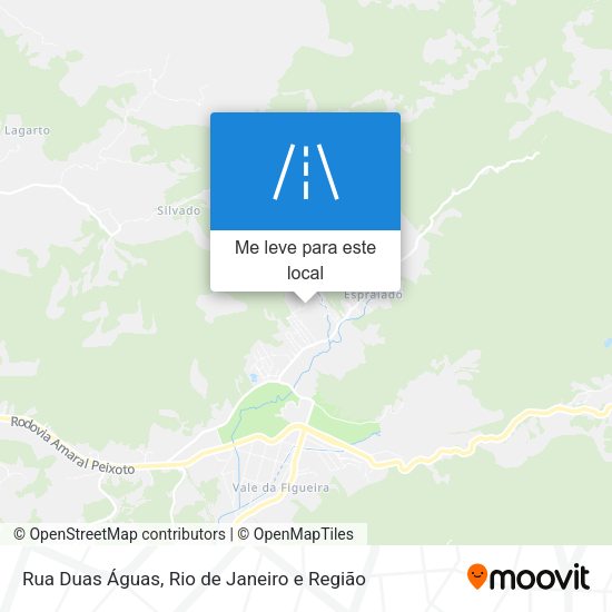 Rua Duas Águas mapa