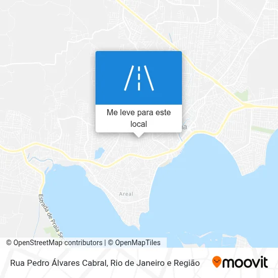 Rua Pedro Álvares Cabral mapa