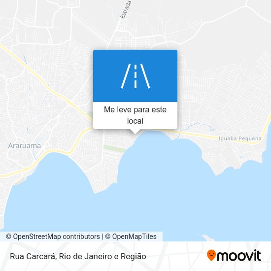 Rua Carcará mapa