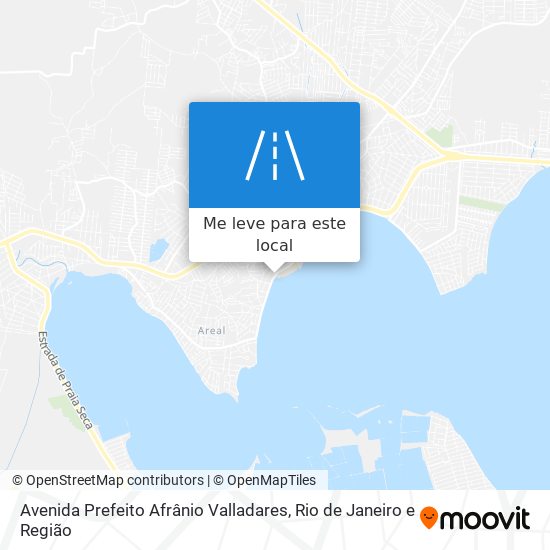 Avenida Prefeito Afrânio Valladares mapa