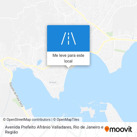 Avenida Prefeito Afrânio Valladares mapa