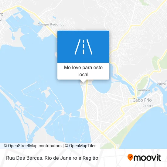 Rua Das Barcas mapa