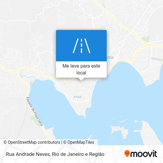 Rua Andrade Neves mapa