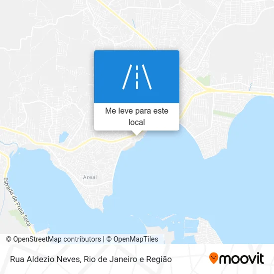 Rua Aldezio Neves mapa