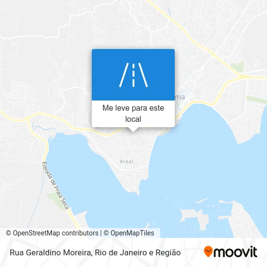Rua Geraldino Moreira mapa