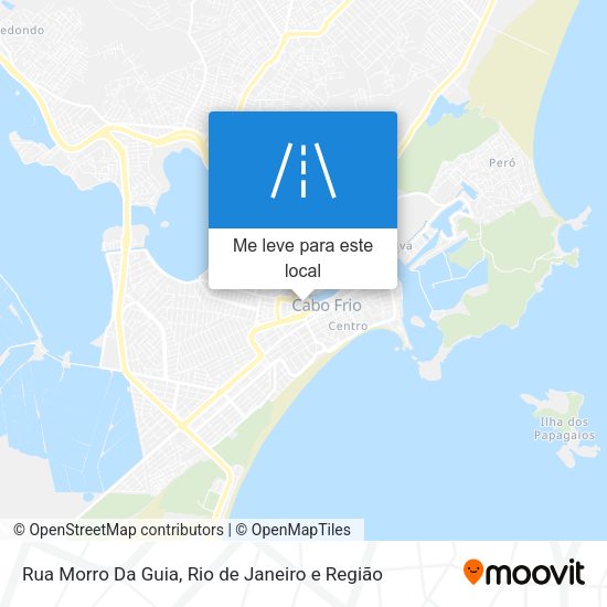Rua Morro Da Guia mapa