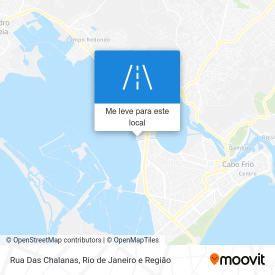 Rua Das Chalanas mapa