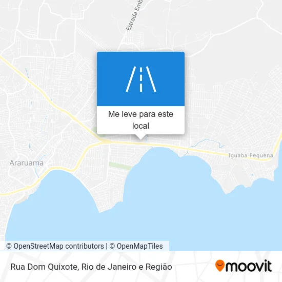 Rua Dom Quixote mapa