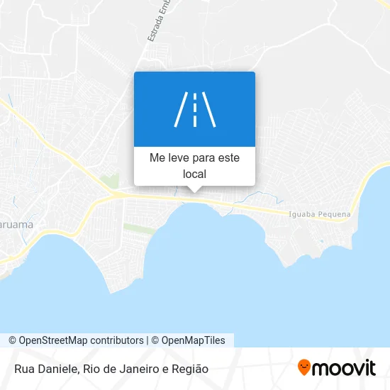 Rua Daniele mapa