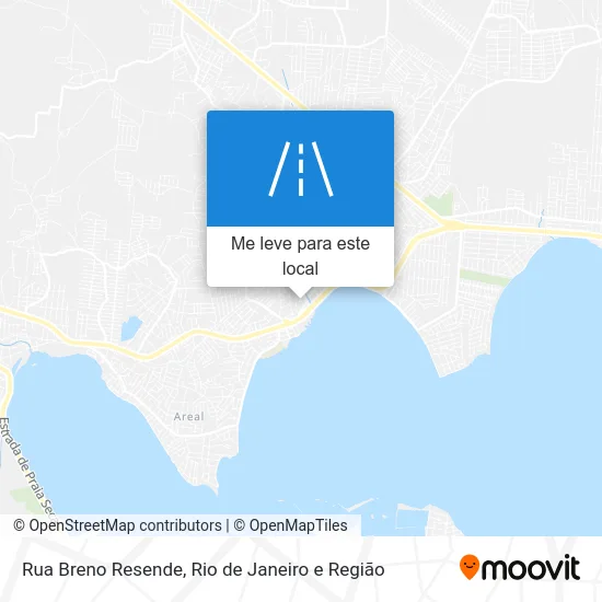 Rua Breno Resende mapa