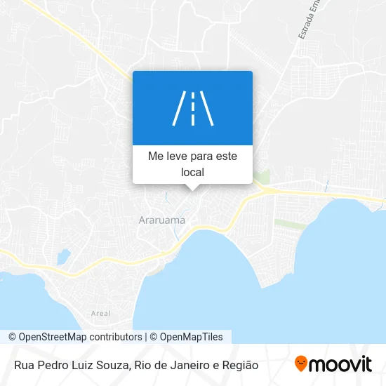 Rua Pedro Luiz Souza mapa