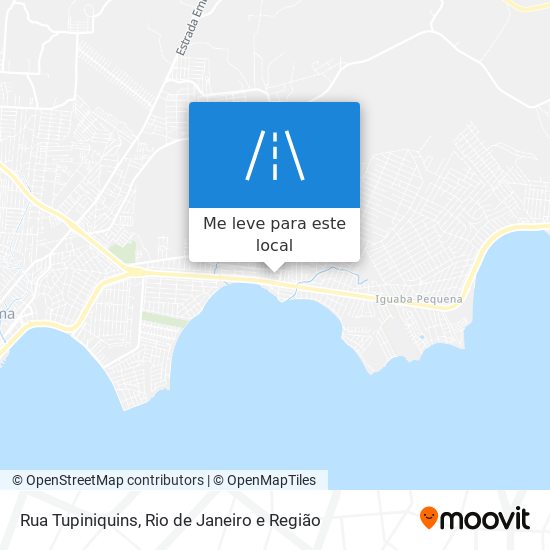 Rua Tupiniquins mapa