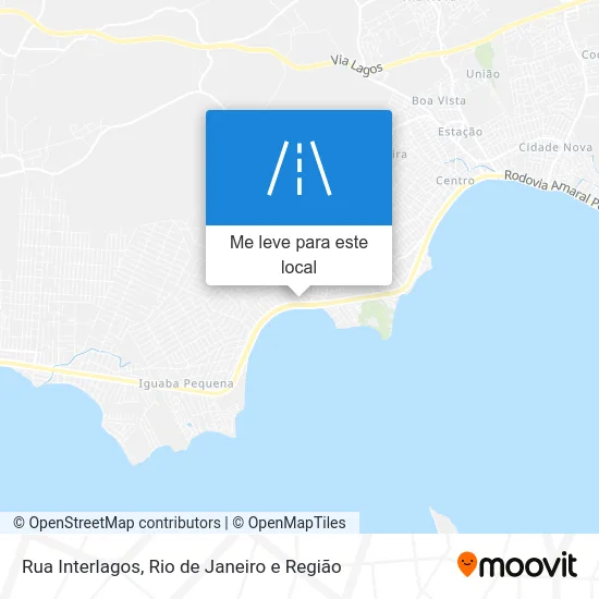 Rua Interlagos mapa