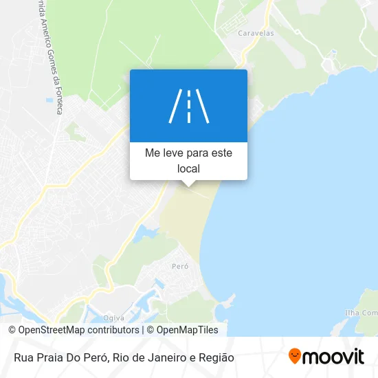 Rua Praia Do Peró mapa