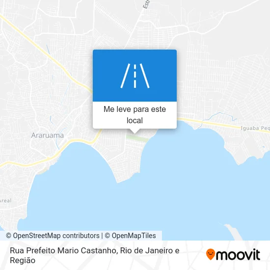 Rua Prefeito Mario Castanho mapa