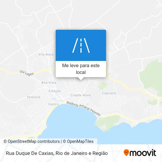 Rua Duque De Caxias mapa