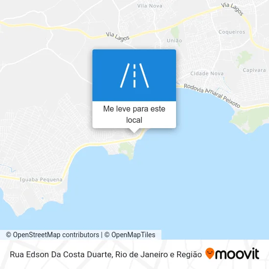 Rua Edson Da Costa Duarte mapa