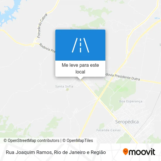 Rua Joaquim Ramos mapa