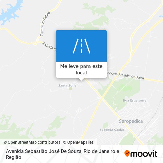 Avenida Sebastião José De Souza mapa