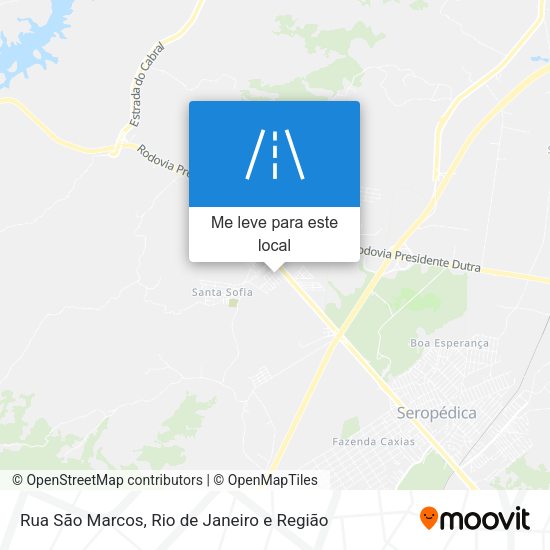 Rua São Marcos mapa