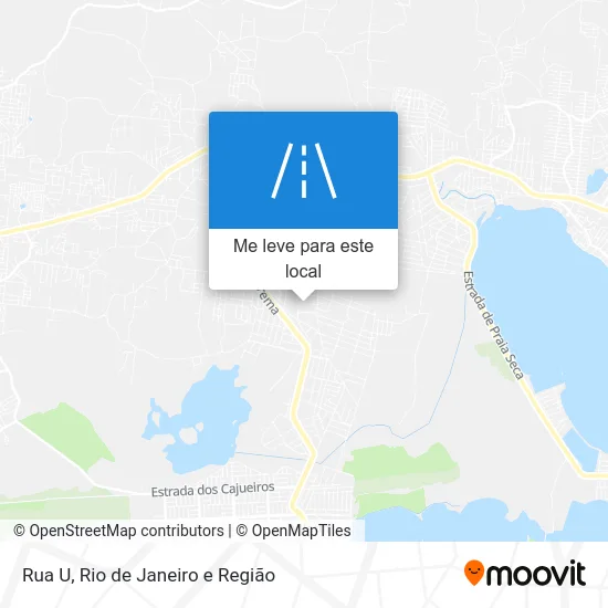Rua U mapa