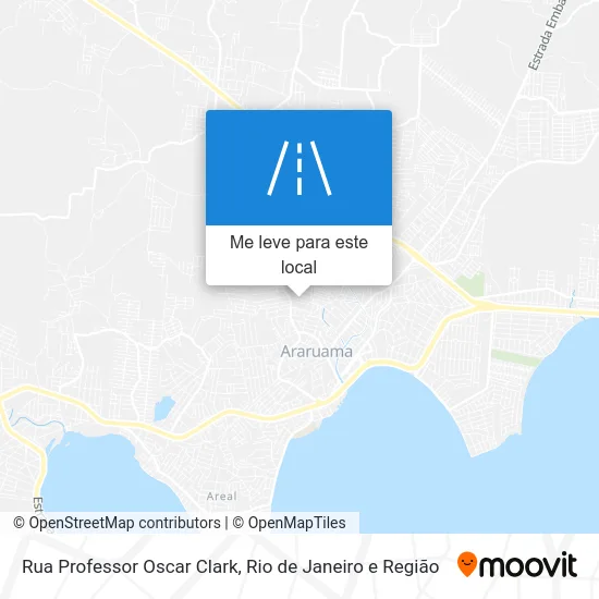 Rua Professor Oscar Clark mapa