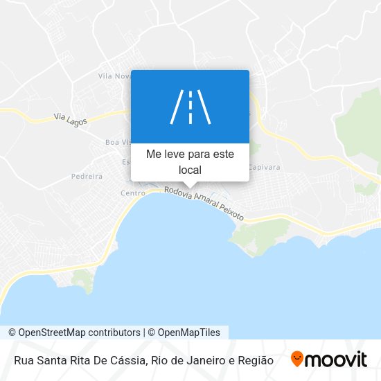 Rua Santa Rita De Cássia mapa