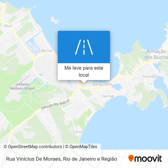 Rua Vinícius De Moraes mapa