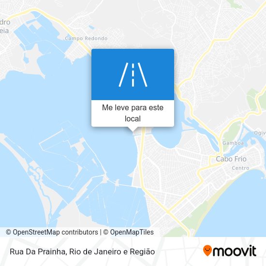 Rua Da Prainha mapa