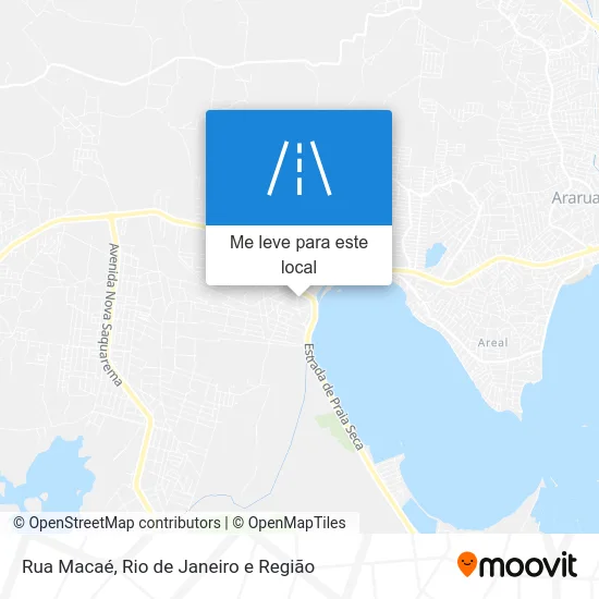 Rua Macaé mapa